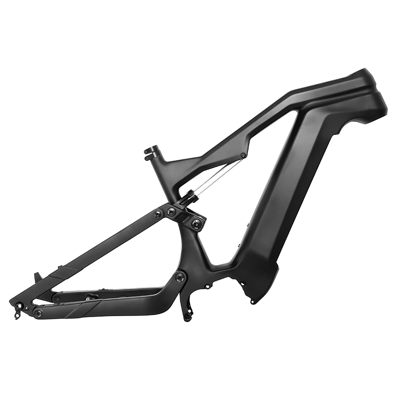 Full Suspension Carbon Fiber 29er Electric MTB Frame Fit Bafang Motor M510/M560